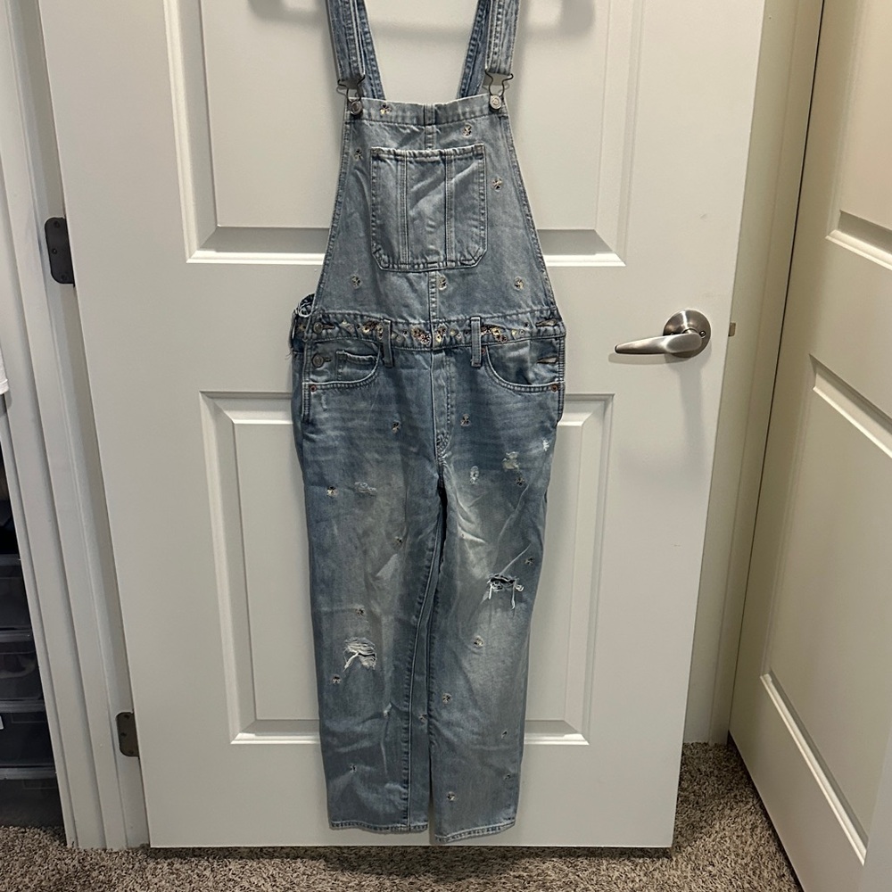 Lucky Brand Blue Denim Overalls